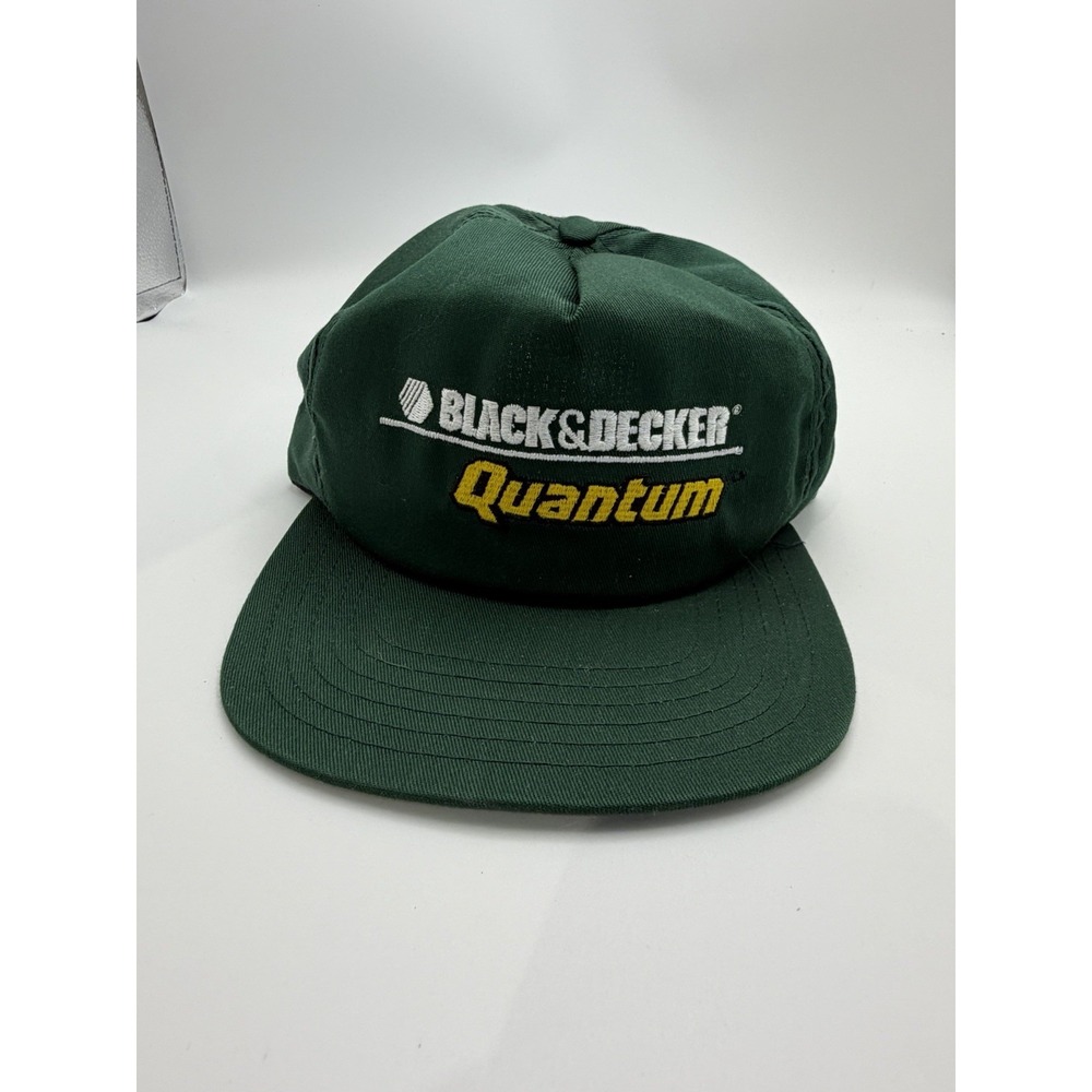 BLACK+DECKER Green Quantum Snapback Hat Adjustable vintage